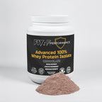protein powder supplement facts label whey isolate chocolate