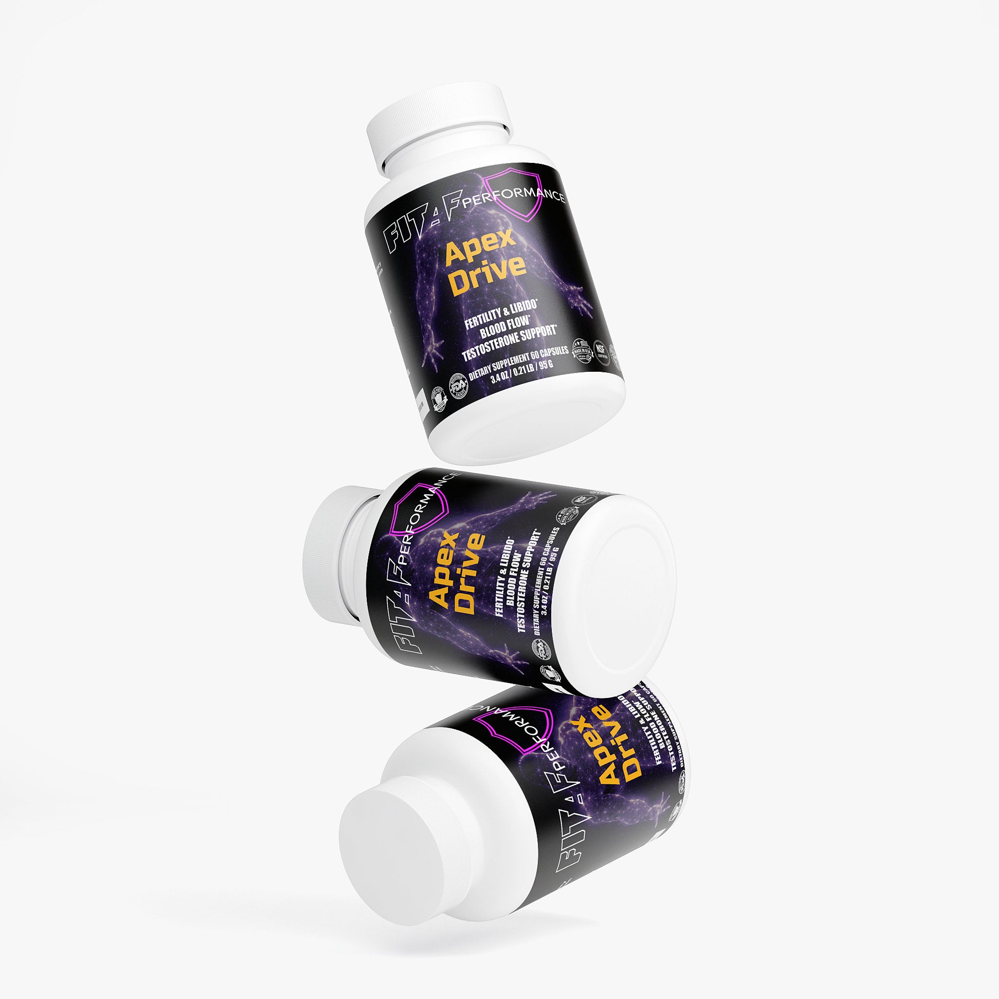 mens energy support supplement capsules bottle