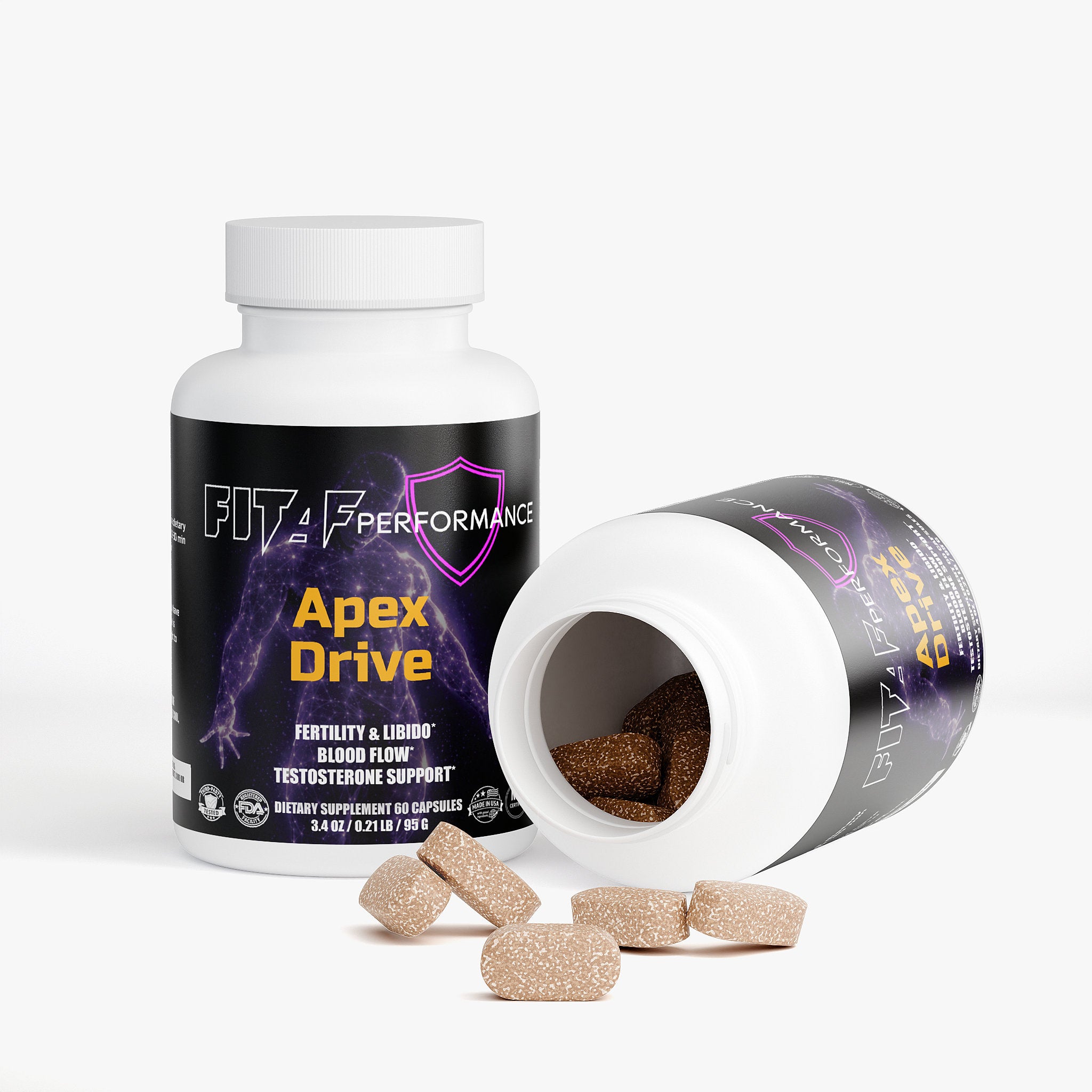Apex Drive supplement facts label