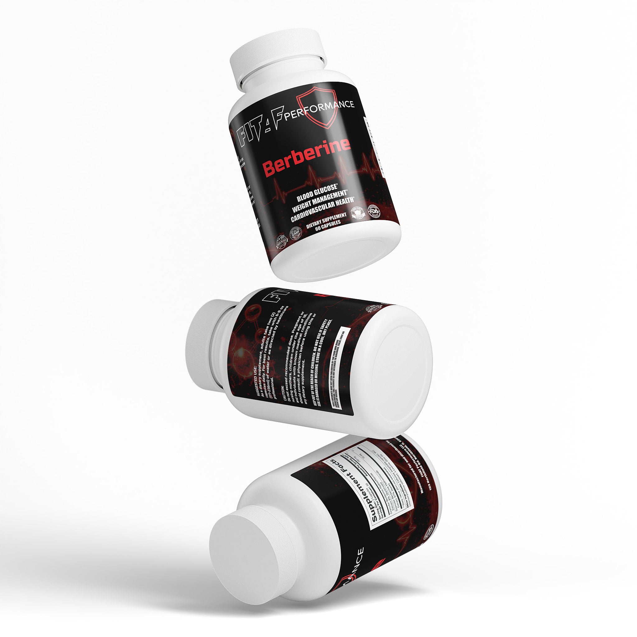 berberine stacked bottle supplement FitAF