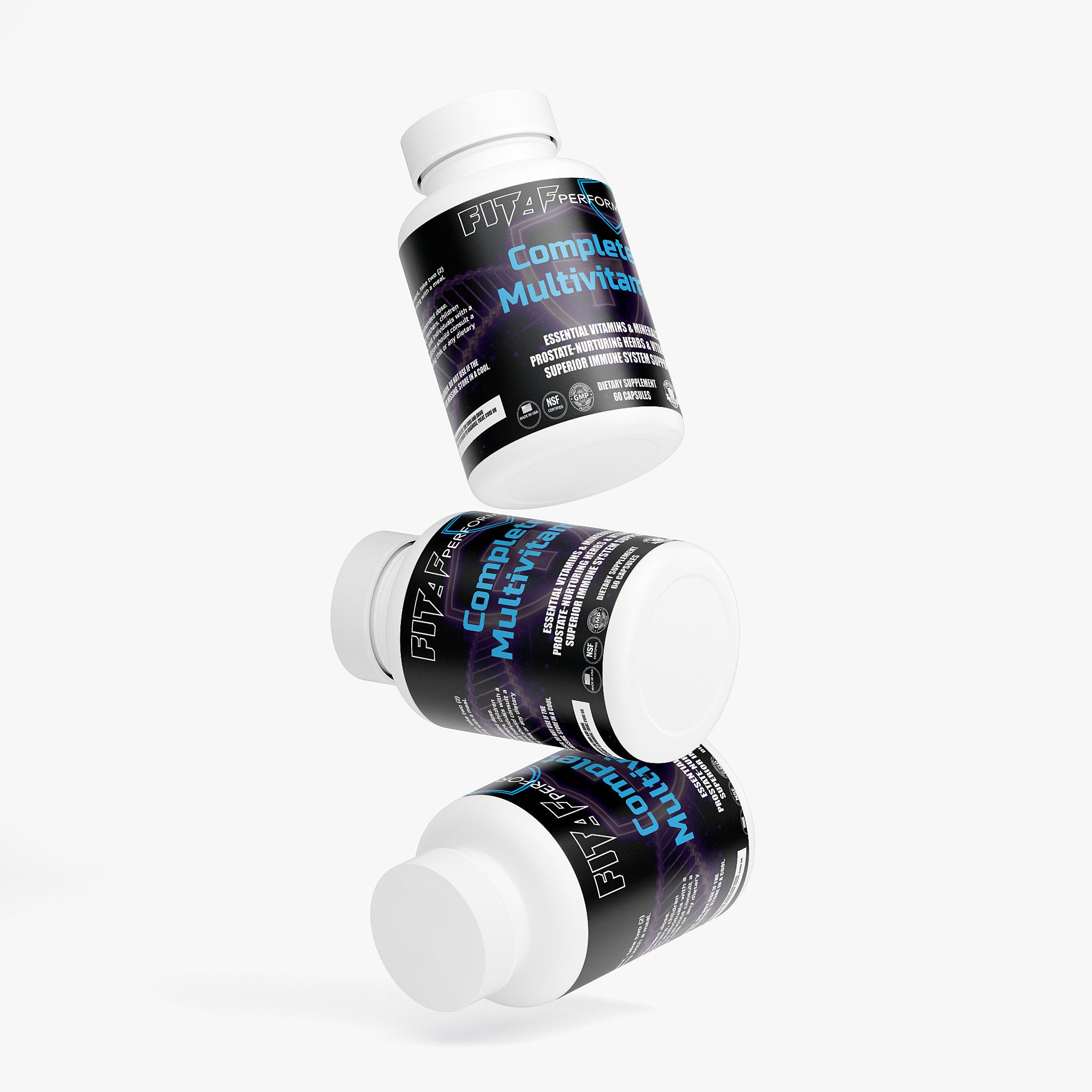 daily multivitamin capsules supplement facts label