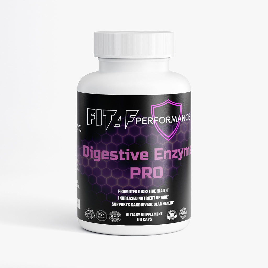 digestive enzyme supplement FitAF Performance bottle