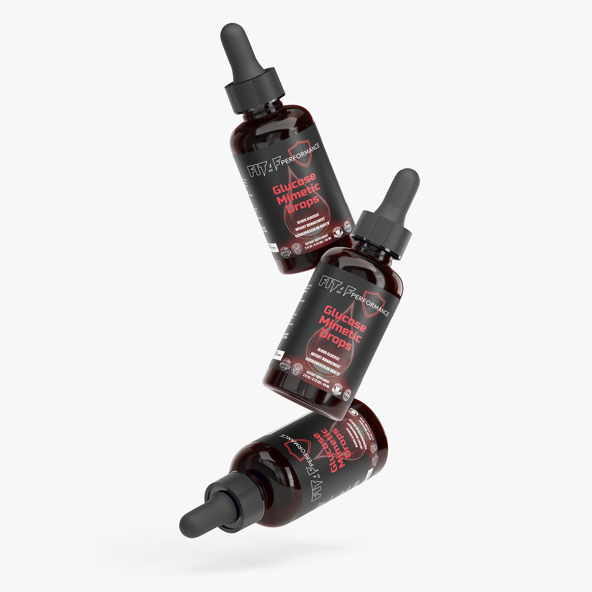 glucose mimetic drops liquid dropper close up