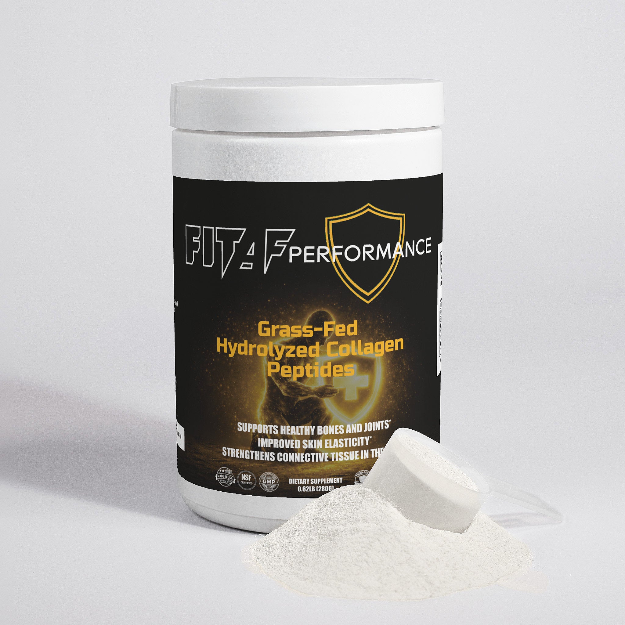 collagen peptides powder unflavored supplement scoop
