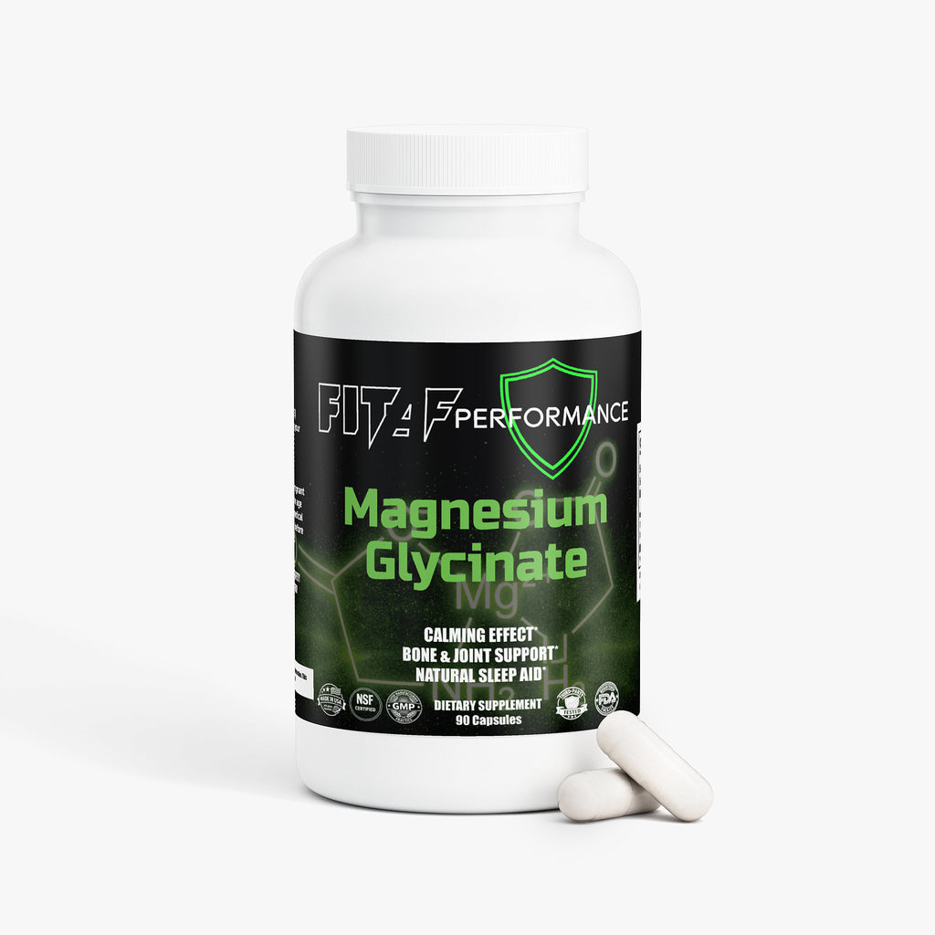 FitAF magnesium glycinate supplement for sleep and recovery