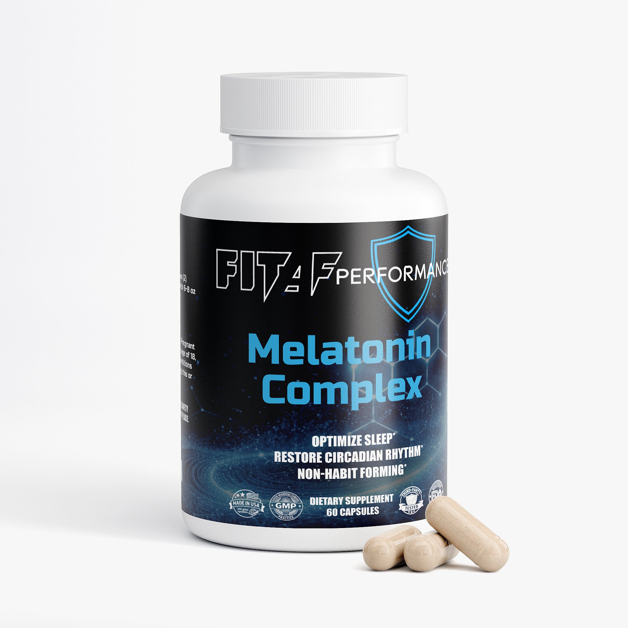 sleep aid supplement melatonin complex capsules