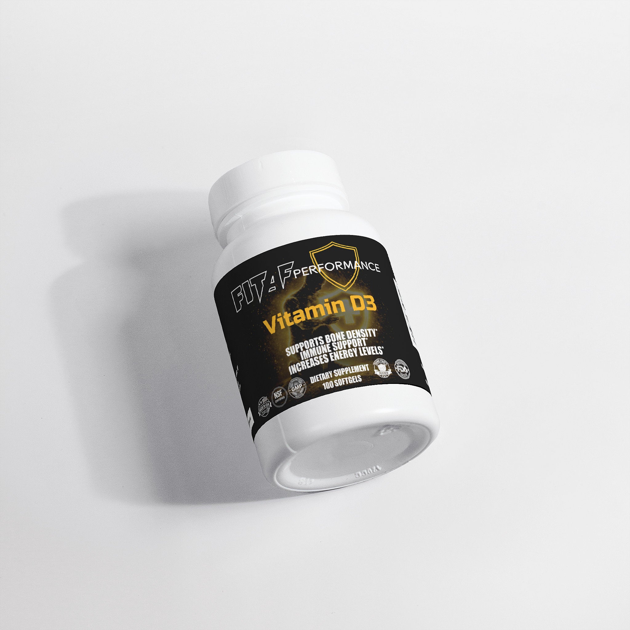 vitamin d3 supplement capsules close up