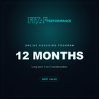 Long Term Online Fitness Coaching (12 Months) | FitAF Performance