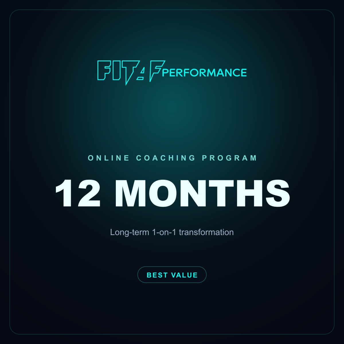 Long Term Online Fitness Coaching (12 Months) | FitAF Performance