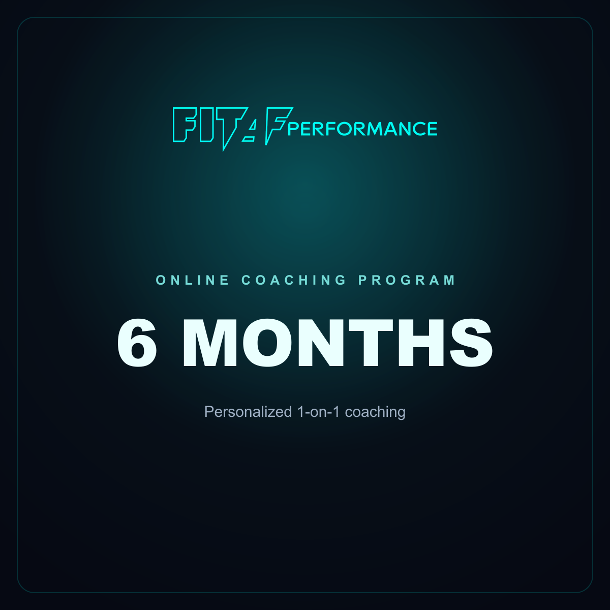 Online Fitness Coaching Program (6 Months) | FitAF Performance